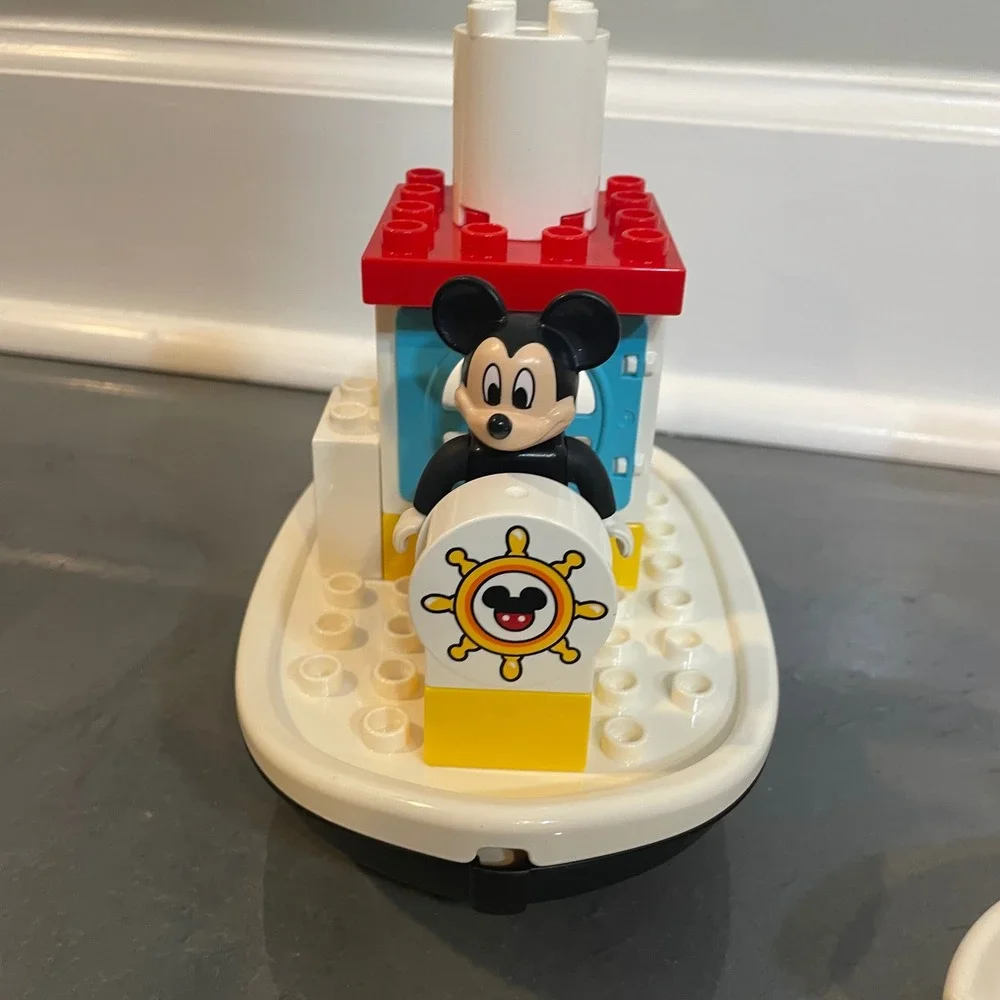 LEGO Duplo Disney Mickey Mouse MlBoat 10881 Steamboat Minnie Mouse Set READ